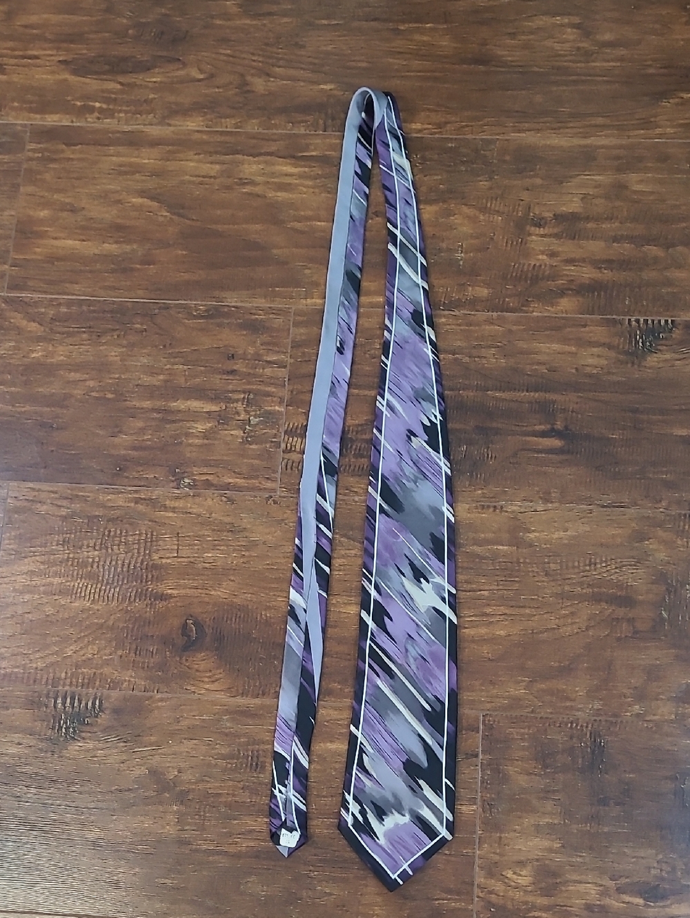 Vintage Versailles By Piattelli Extra Long Neck Tie 100% Silk Hand Msde